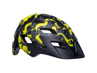 BELL SIDETRACK CHILDS HELMET 47-54cm Black/Yellow  click to zoom image