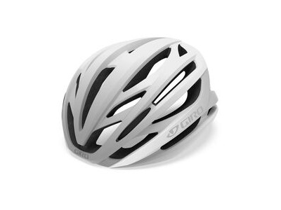 GIRO SYNTAX ROAD HELMET Small Matte White/Silver  click to zoom image