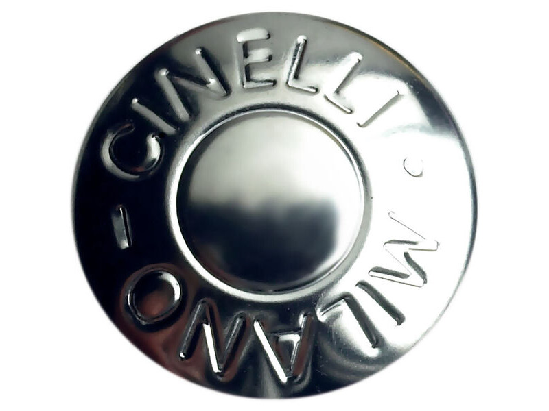 CINELLI Milano Bar End Plugs Silver Pair click to zoom image