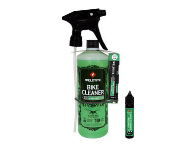 WELDTITE Weldtite Bike Cleaner Spray 1 Litre with 30ml Reload LIME click to zoom image