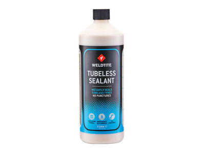 WELDTITE Tubeless Tyre Sealant Ideal for Tubeless ready conversions, seals holes up to 6mm 1Ltr