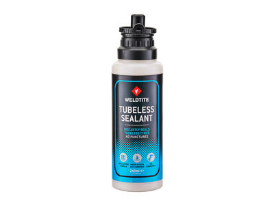 WELDTITE Tubeless Tyre Sealant Ideal for Tubeless ready conversions, seals holes up to 6mm 240ml