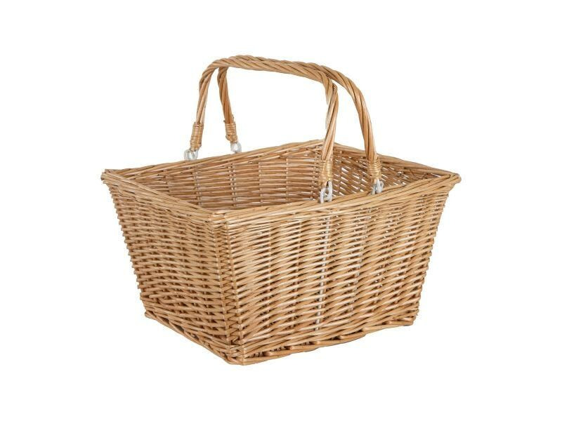 ETC Square Wicker Basket With QR click to zoom image