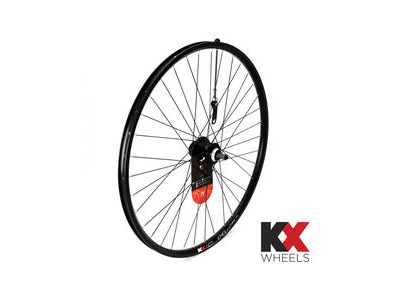 KX Wheels MTB 29" 29er Doublewall Q/R Screw On Wheel Disc Brake in Black (Rear)