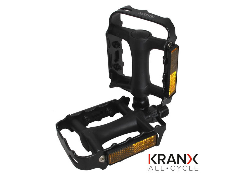 Kranx CityTrek Polymer Bearing Steel/Plastic Pedals click to zoom image