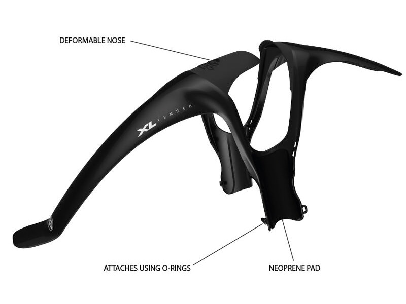 CRUD Crud XL Front Fender in Black click to zoom image