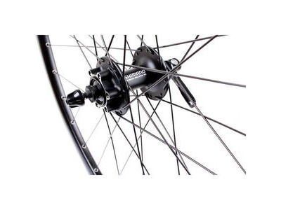 M PART Gravel Front Wheel Shimano Deore 6 Bolt Hub QR 100mm 700c TLR Rim black click to zoom image