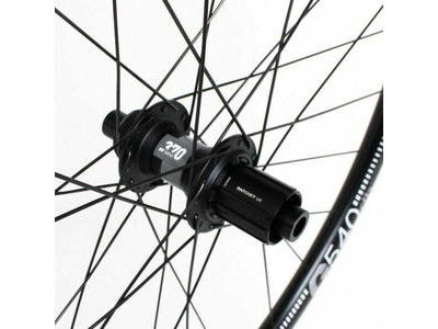 M PART Gravel Rear Wheel DT 370 CL Hub G 540 Rim TLR black 700c click to zoom image