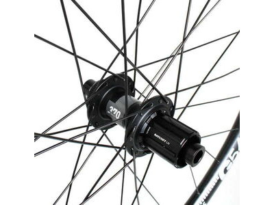 M PART Gravel Rear Wheel DT 370 CL Hub TA 142x12mm G 540 Rim TLR black 27.5 inch click to zoom image