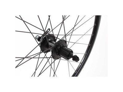 M PART Gravel Rear Wheel Shimano Deore 6 Bolt Hub QR 135mm 27.5 inch TLR Rim black click to zoom image