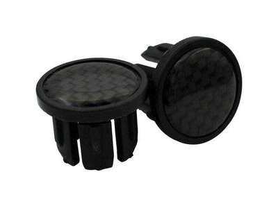 M PART Carbon fibre bar end plugs for Road bikes