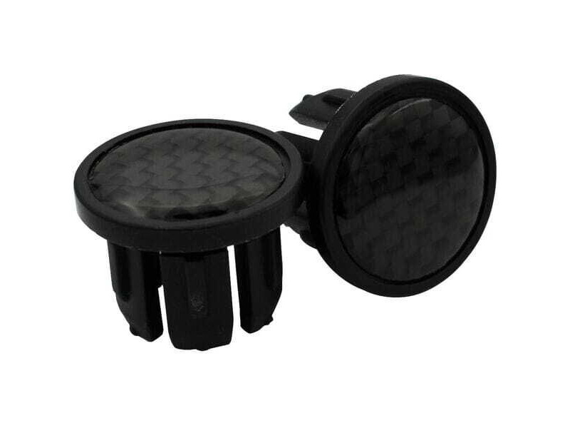 M PART Carbon fibre bar end plugs for Road bikes click to zoom image