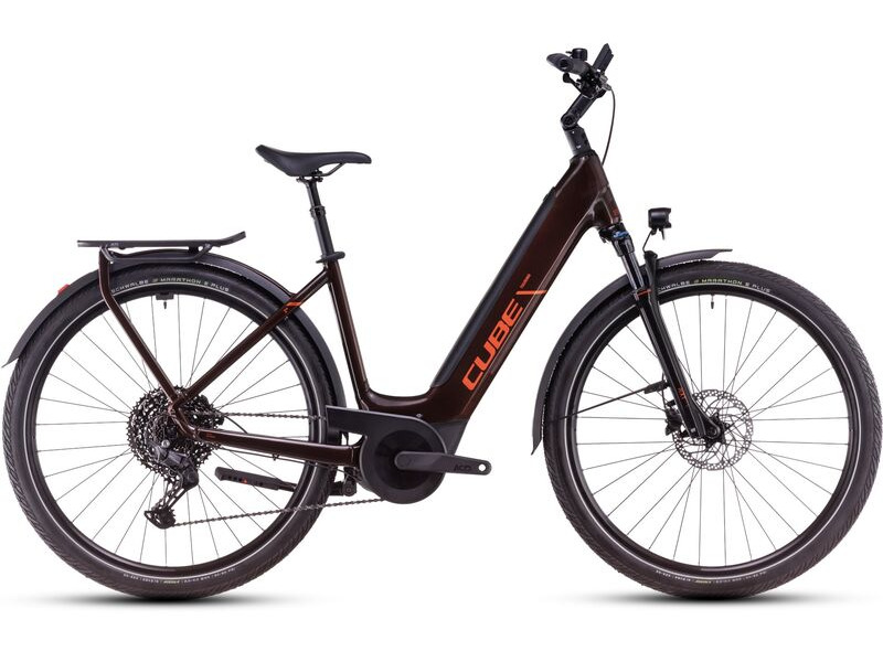 CUBE TOURING HYBRID PRO 625 ELECTRIC BIKE low crossbar click to zoom image