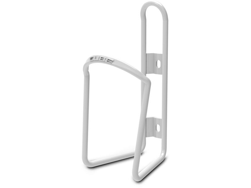 CUBE Bottle Cage Hpa Glossy White click to zoom image