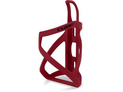CUBE Bottle Cage Hpp Left Sidecage Matt matt bordeaux / glossy black
