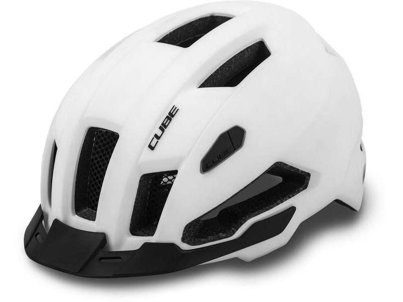CUBE Helmet Evoy Hybrid White click to zoom image