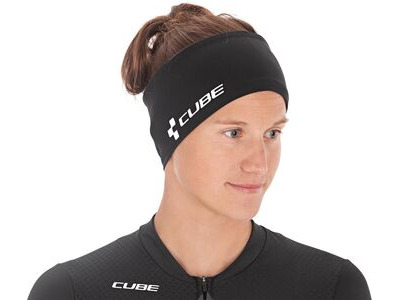 CUBE Functional Headband Race Be Warm Blk/white