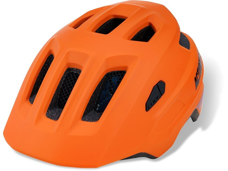 CUBE Helmet Linok X Actionteam Ora/blue click to zoom image