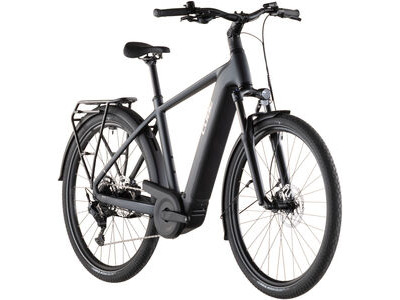 CUBE Touring Hybrid One 600 Electric Bike 54 cm coal/chrome  click to zoom image