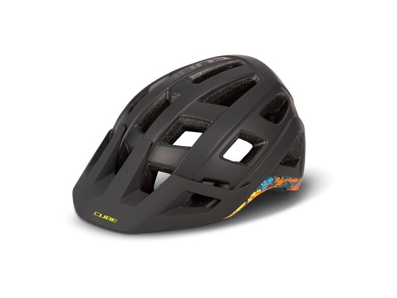 CUBE Helmet Badger Black/splash click to zoom image