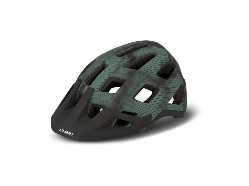 CUBE Helmet Badger Green click to zoom image