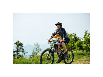 KIDS RIDE SHOTGUN Shotgun Child Bike Seat + Handlebars Combo click to zoom image