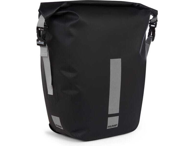 HUMP Reflective Waterproof 30L Single Pannier Black click to zoom image