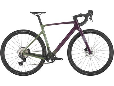 SCOTT Addict Gravel 40 olivine green/blackberry purple