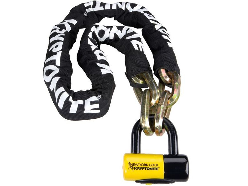 KRYPTONITE New York Fahgettaboudit Chain 14mmX100cm And NY Disc Lock [Sold Secure Diamond] click to zoom image