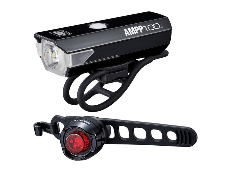 CATEYE AMPP 100/ORB BIKE LIGHT SET click to zoom image