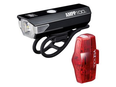 CATEYE AMPP 100/VIZ 100 BIKE LIGHT SET