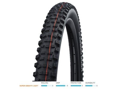 SCHWALBE Hans Dampf Evo SuperG Soft TLE 29x2.35 Fold