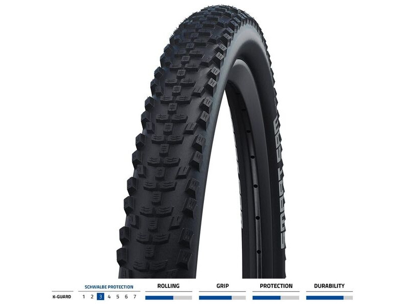 SCHWALBE Smart Sam K-Guard 18x1.85 Blk click to zoom image