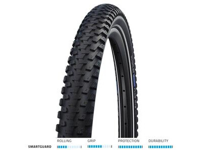 SCHWALBE Marathon Plus Perf Smart DGrd 29x2.60 Blk/R E50