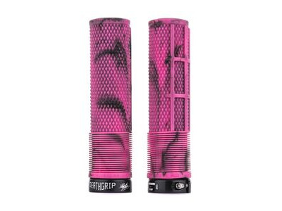 DMR DEATHGRIP GRIPS Soft Thick Marble Pink  click to zoom image