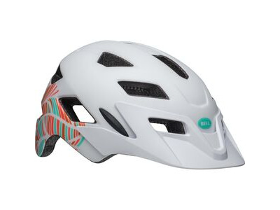 BELL SIDETRACK YOUTH HELMET 50-57cm White  click to zoom image