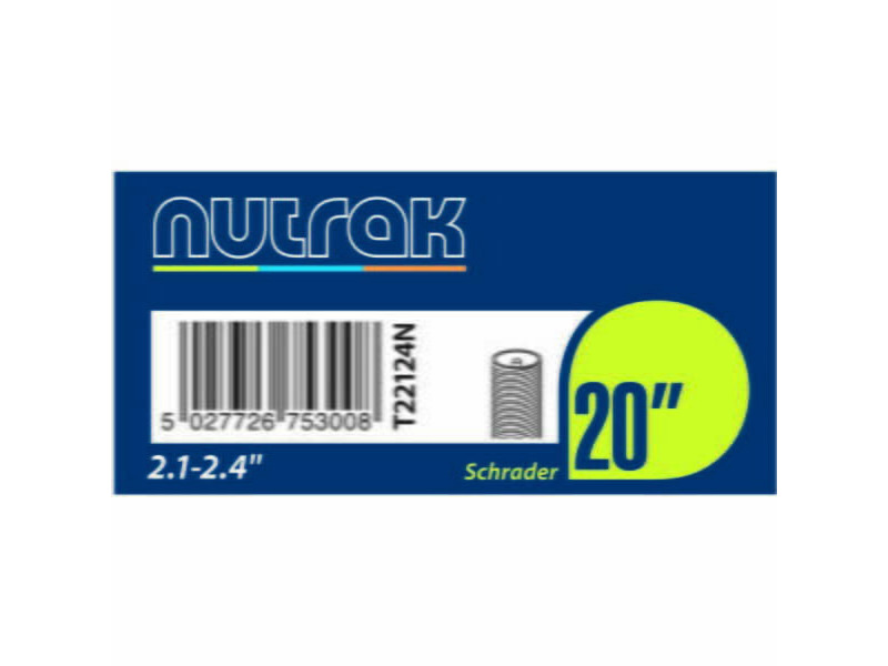 NUTRAK 20 x 2.1 - 2.4 inch Schrader valve inner tube click to zoom image