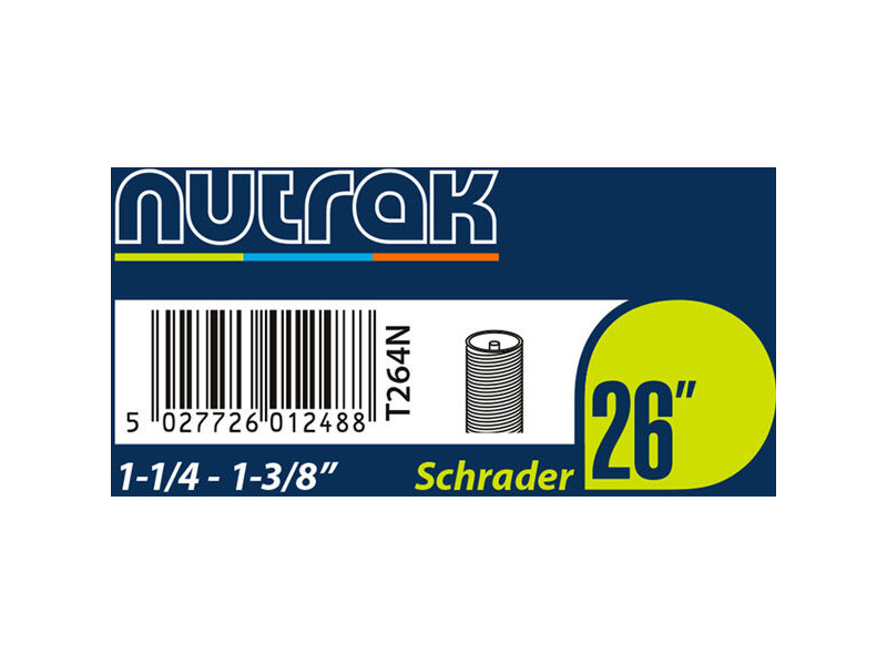 NUTRAK 26x1-1/4 - 1-3/8" Schrader click to zoom image